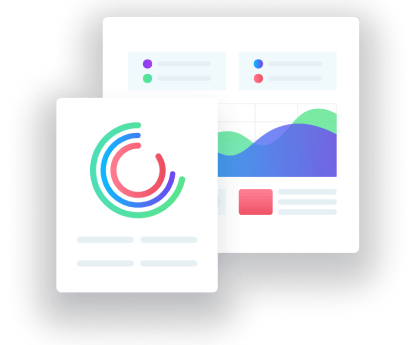 Data dashboard with charts